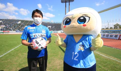 毎年恒例!マキタ・槙田社長とさぬぴー PK対決!