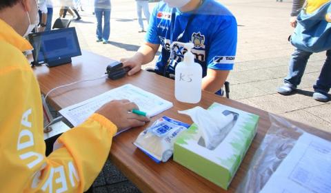 明治安田生命 血管年齢測定ブース!