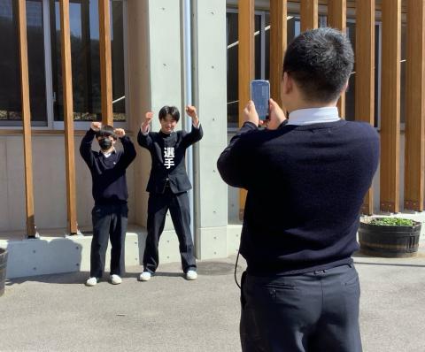 選手と一緒にTikTokを撮ろう!