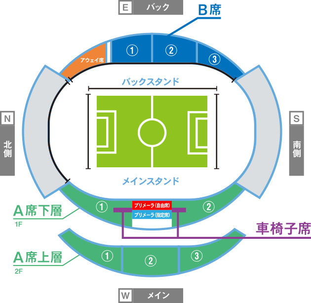 席種 価格 Ticket カマタマーレ讃岐オフィシャルサイト